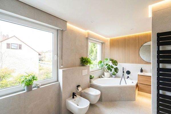 Badezimmer / Masterbad - OG - Virtual Staging