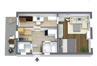 3D - Grundriss Top 2