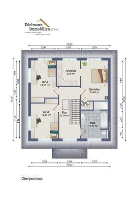 Grundriss Obergeschoss