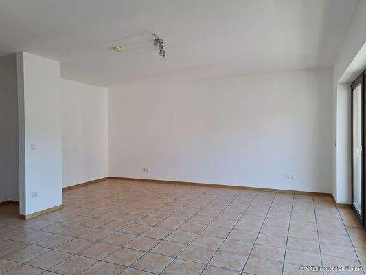 Das geräume Wohn- Schlafzimmer