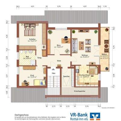 Grundriss Dachgeschoss