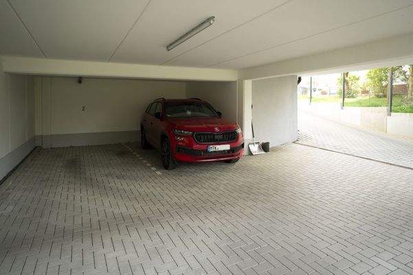 Überdachter Stellplatz 