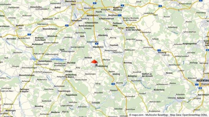 Geolyzer Kartenausschnitt