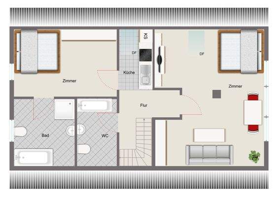 Grundriss Dachgeschoss