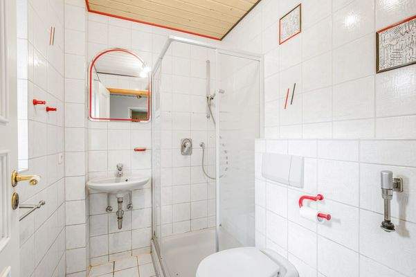 Duschbad im Erdgeschoss