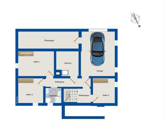 Grundriss Kellergeschoss