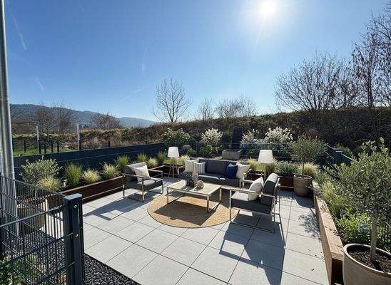 Gartenfläche virtuelles Homestaging