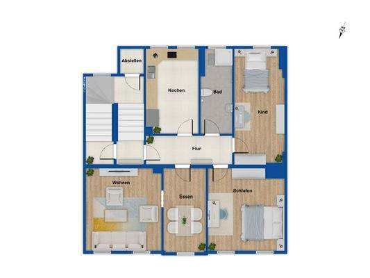 Grundriss 2. Obergeschoss