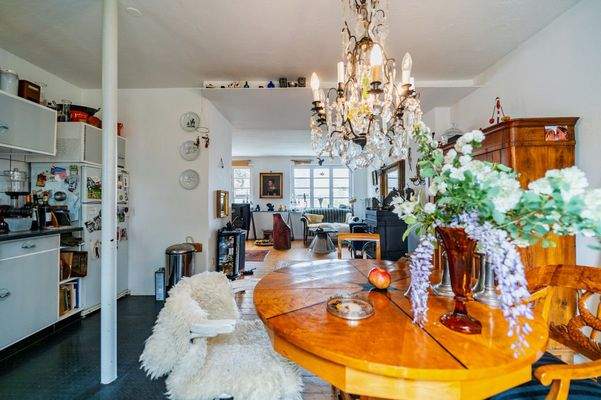 Essplatz in der Küche Wohneinheit 3