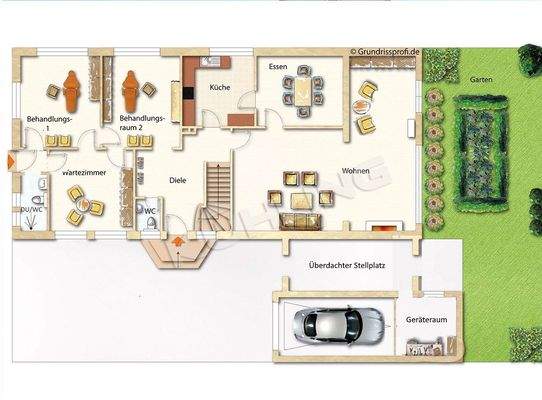 Grundriss EG - Abweichungen vorbehalten -