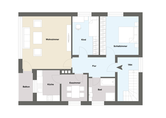 Grundriss Obergeschoss
