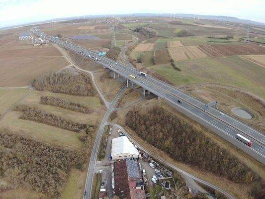 Autobahnanbindung Richtung A7