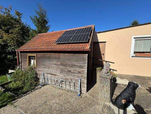 3 Jahre alte Solaranlage Gartenhaus