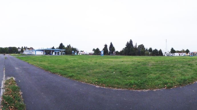 Grundstücksteilfläche - Blick stadtwauswärtig