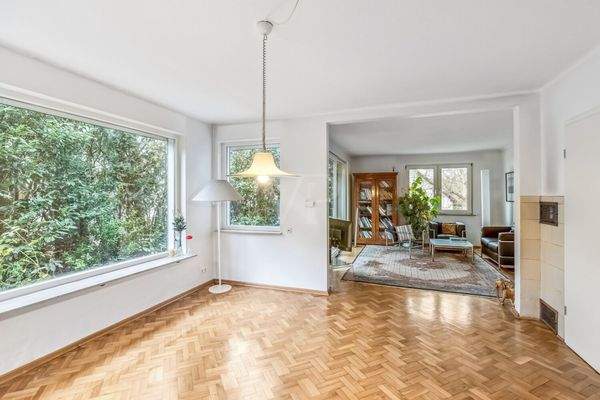 Blick ins Wohnzimmer