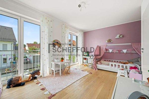 Kinderzimmer möbliert