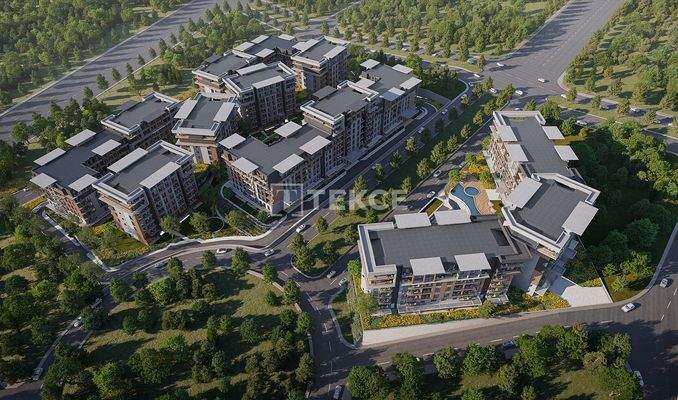 Flats in a Social Complex with Lake Views in Kocaeli