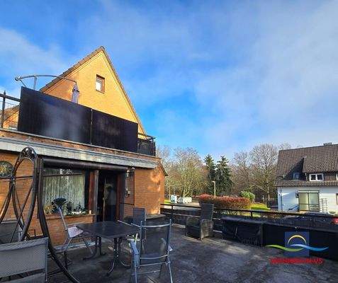 Terrasse vom Erdgeschoss aus