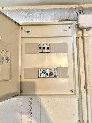 Verteiler für Einzelgarage