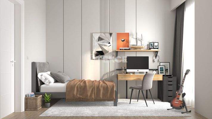 Forest-View Apartments in a Family-Free Complex in Kagithane