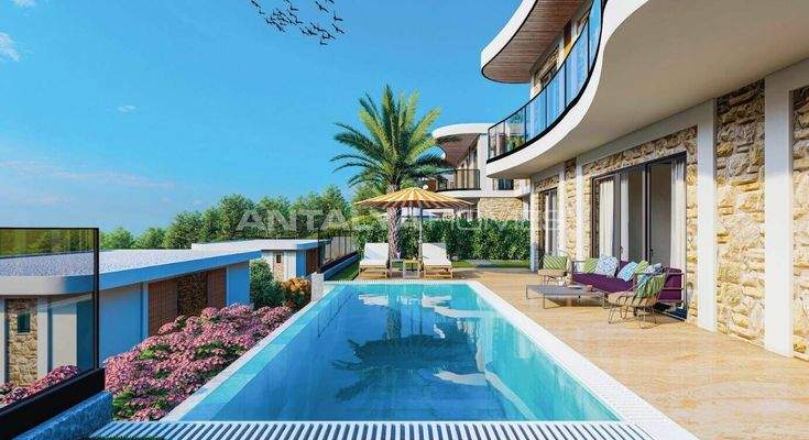 Sea View Houses with Smart Home Systems in Alanya Kargıcak