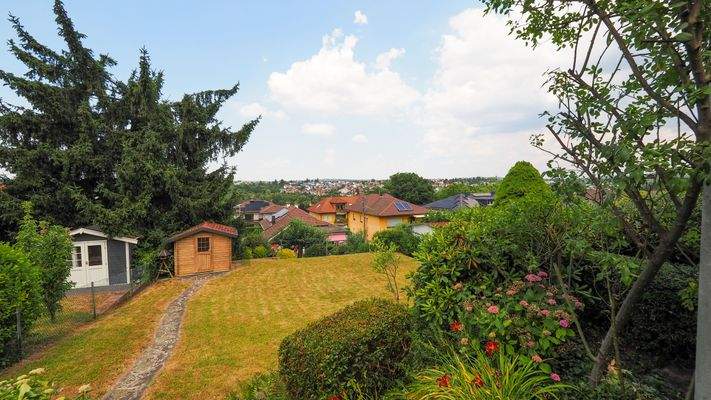 Ausblick Garten