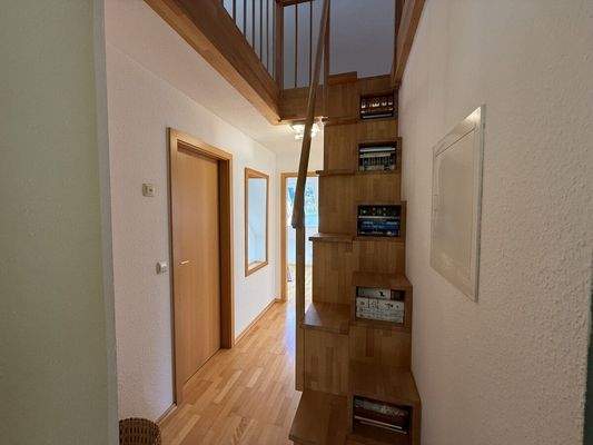 Treppenaufgang zum Studio