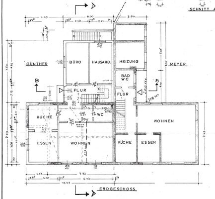 Haus II; Grundriss EG