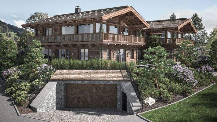 KITZIMMO-Luxusvilla in bester Lage auf der Bichlalm kaufen - Immobilien Kitzbühel.