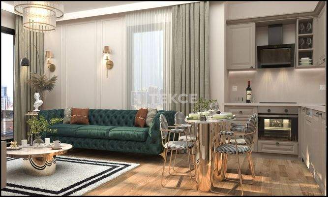 Apartments for Sale in Advantageous Location in Mersin Mezitli