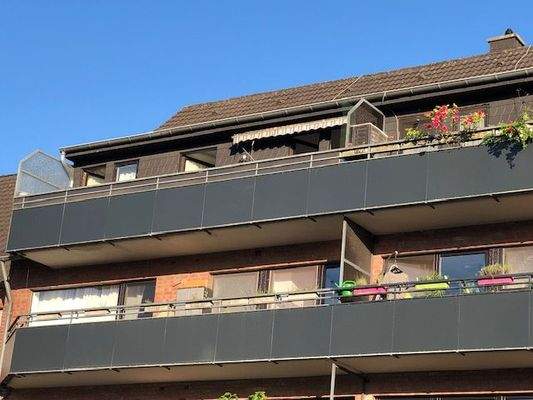 Blick auf den Balkon