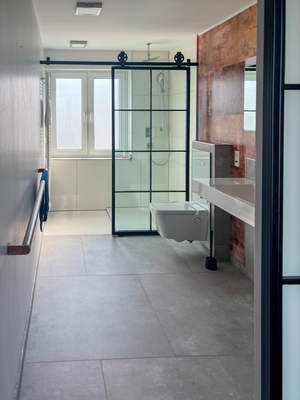 Badezimmer im Obergeschoss (Hinterhaus)