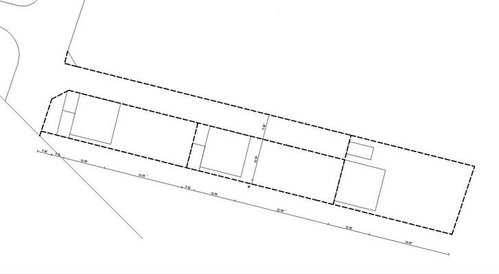 Bauplan 3 EFH mit Garage