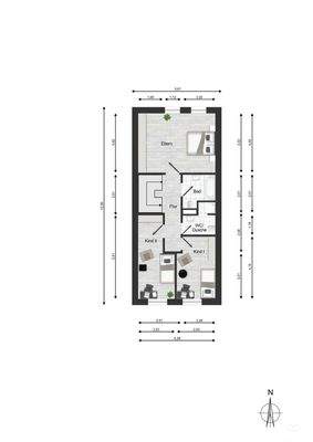 Obergeschoss Grundriss