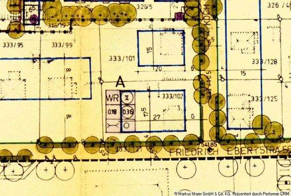 Auszug Bebauungsplan