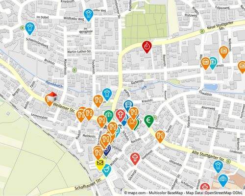 Geolyzer Kartenausschnitt