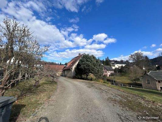 Einfahrt Grundstück