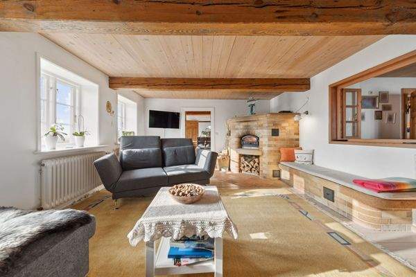 der Wohnbereich rechte Wohnung 