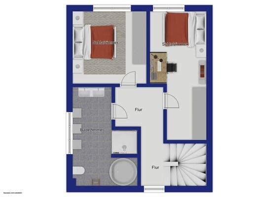 Grundriss Obergeschoss