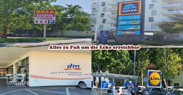 Alles wenige Schritte entfernt!