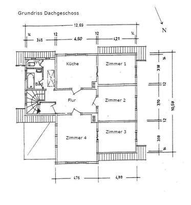 Grundriss Dachgeschoss