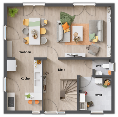 Grundriss-Stadtvilla-Flair-124-Erdgeschoss-Hobbykeller