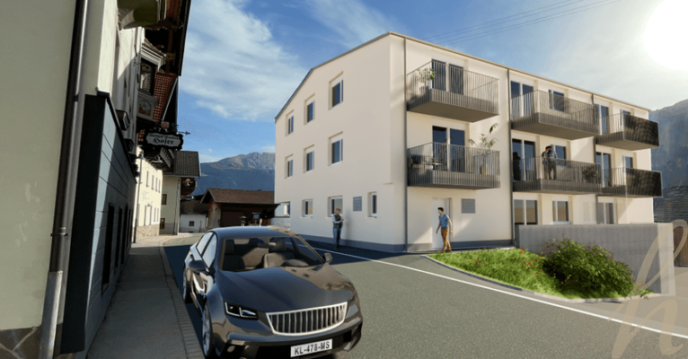 Wohnprojekt TRINS - Ansicht WEST