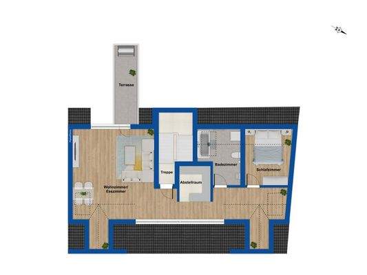 Grundriss Dachgeschoss