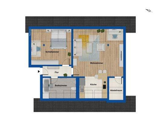 Grundriss - Dachgeschoss