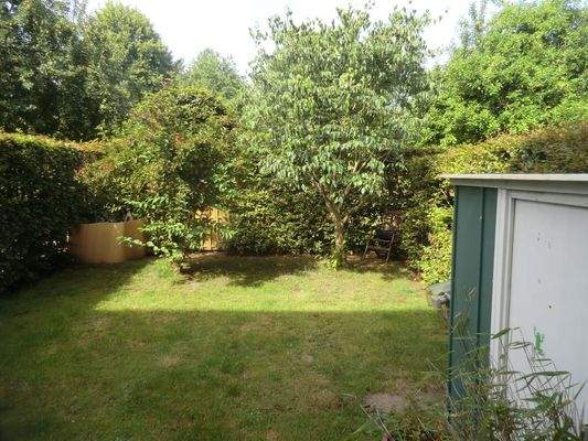 Blick in den Garten zur Wohng.