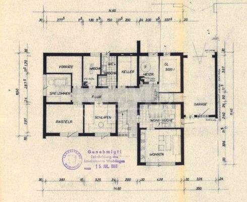 Grundriss Untergeschoss