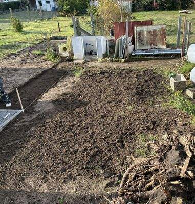 Garten in Bearbeitung