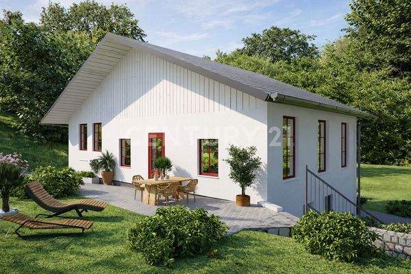 Die zukünftige Front- und Seitenansicht