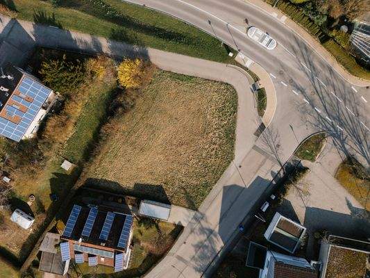 Luftaufnahme Bauplatz